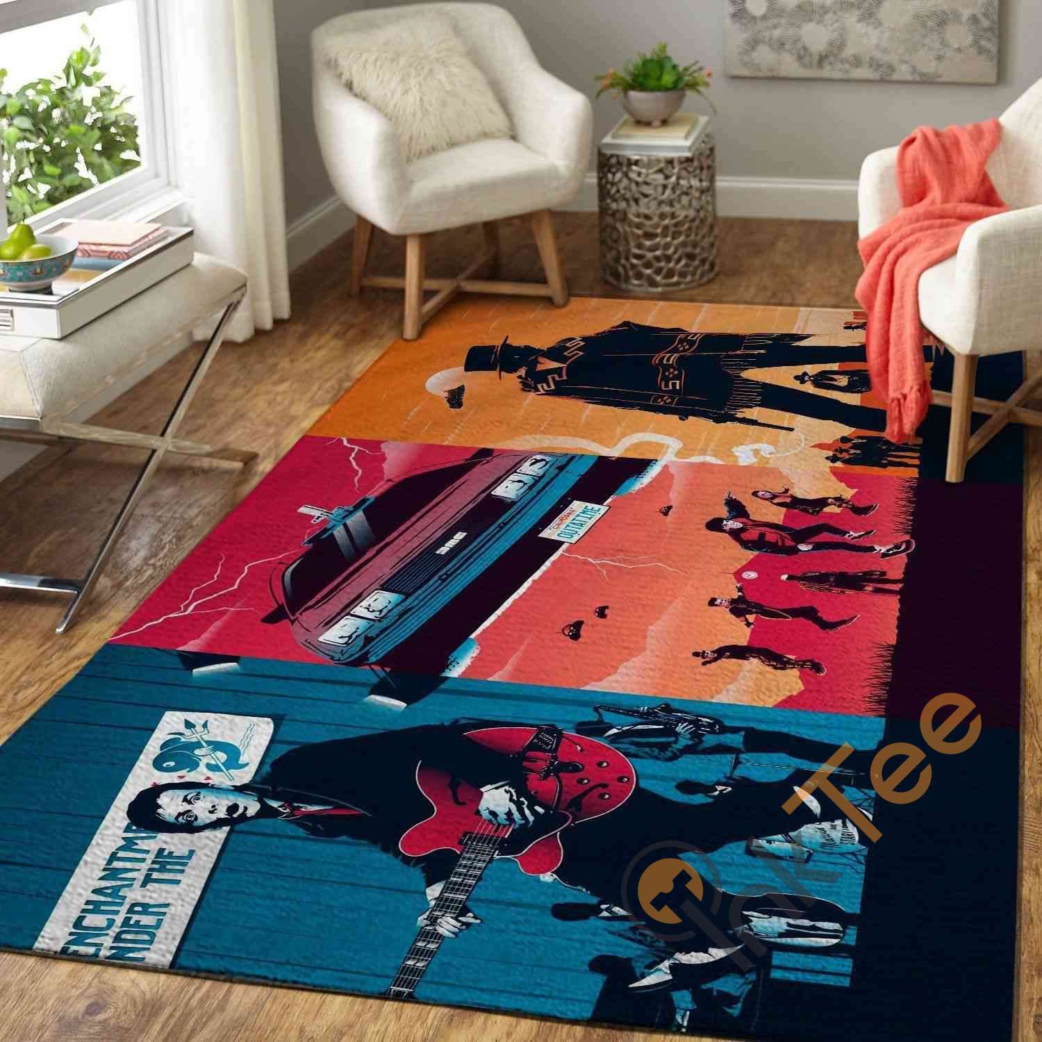 Back To The Future Trilogy Area Rectangle Rug