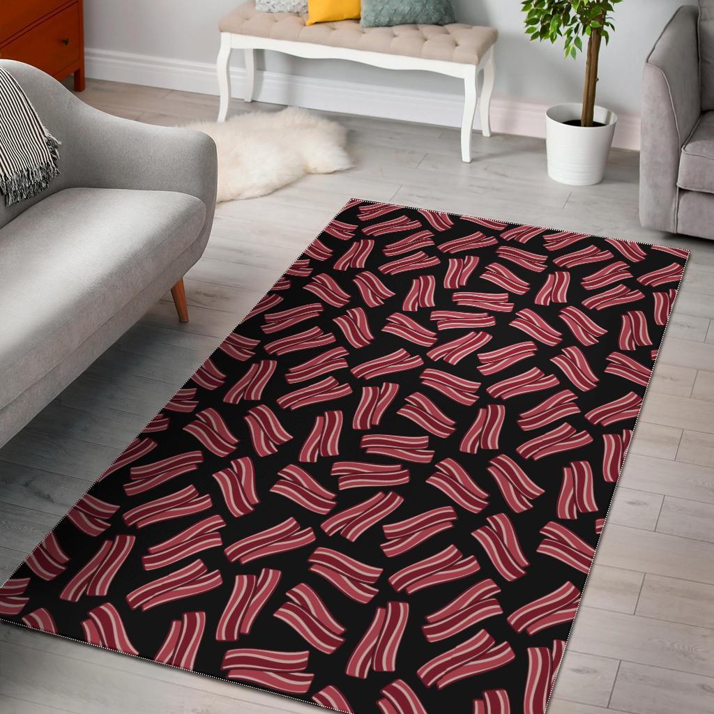Bacon Pattern Print Area Limited Edition Rectangle Rug