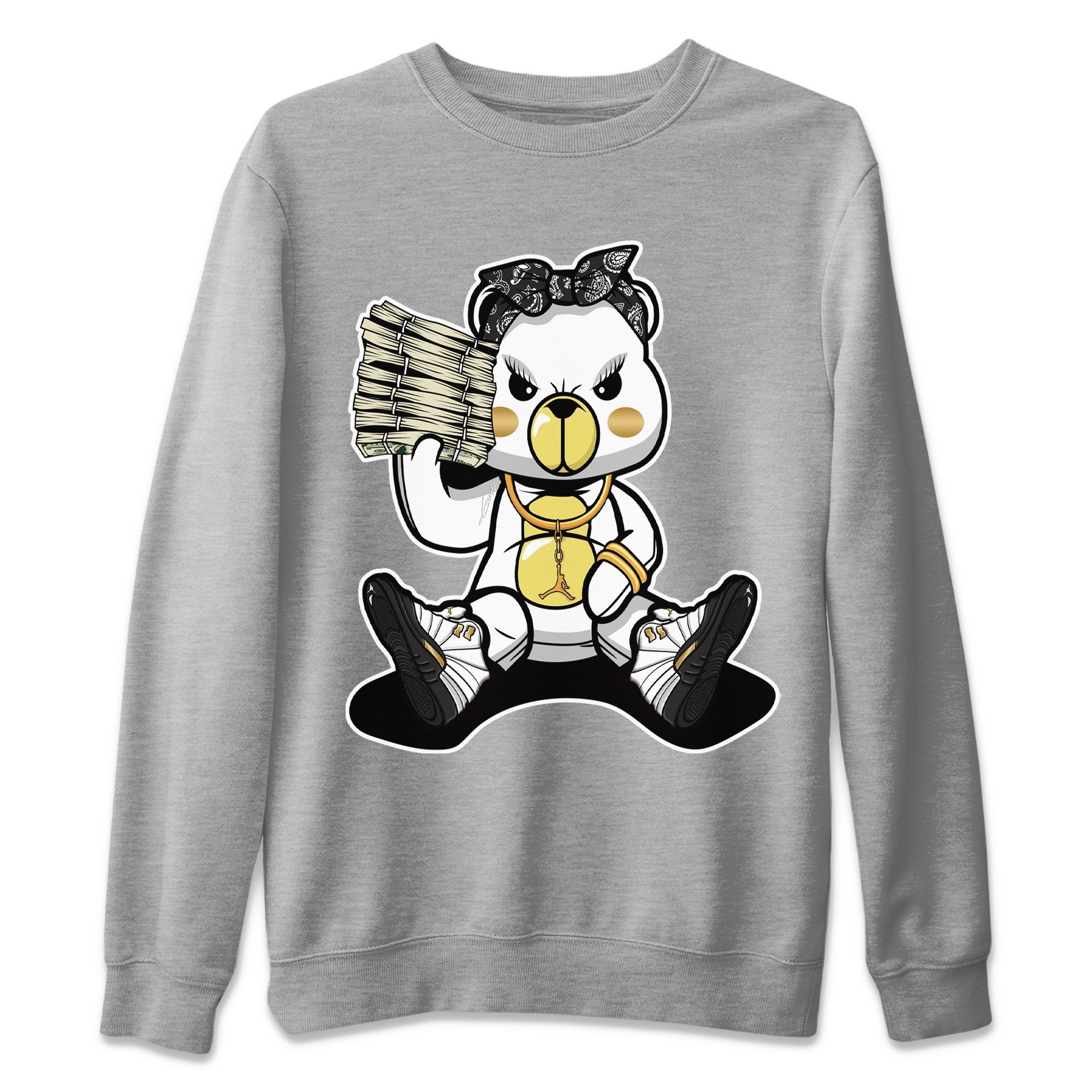 Bad Baby Bear Unisex Sweater – Air Jordan 12 Royalty, Sneakers Matching Sweater