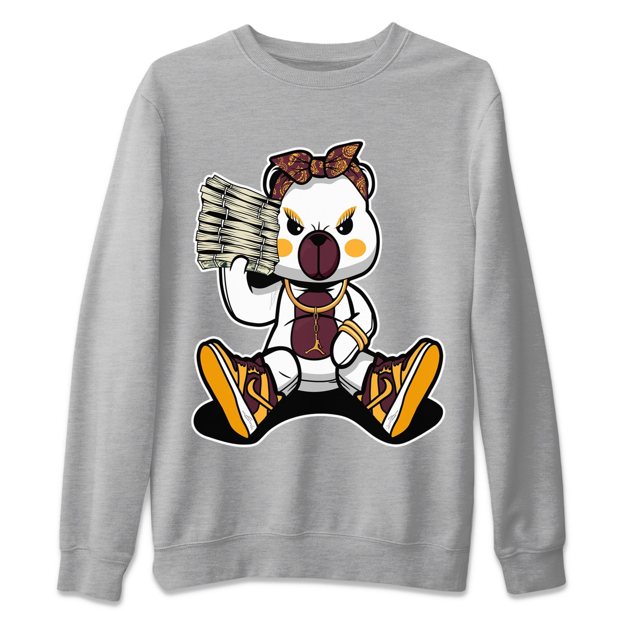 Bad Baby Bear Unisex Sweater – Dunk Arizona State, Sneakers Matching Sweater