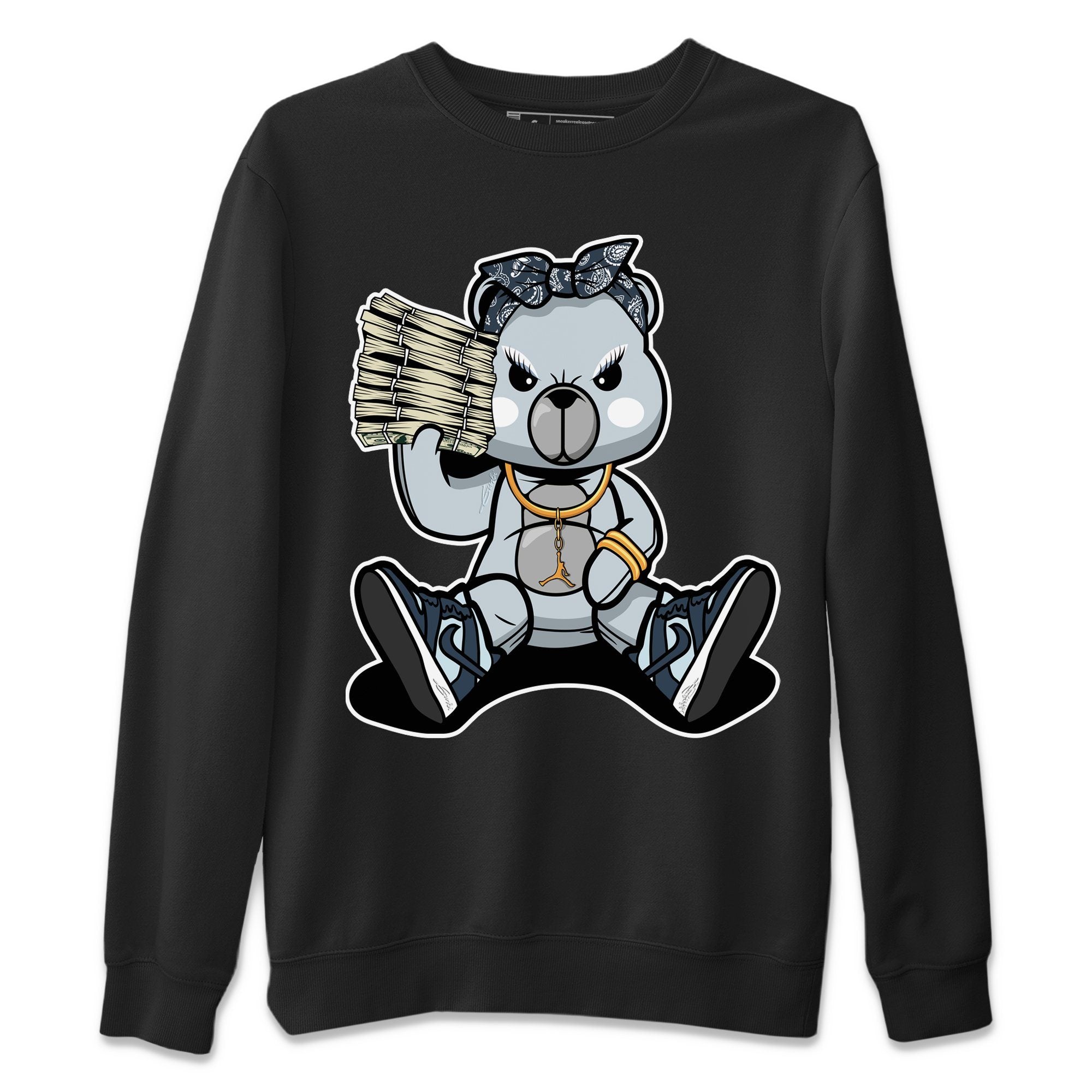 Bad Baby Bear Unisex Sweater – Dunk championship Grey, Sneakers Matching Sweater