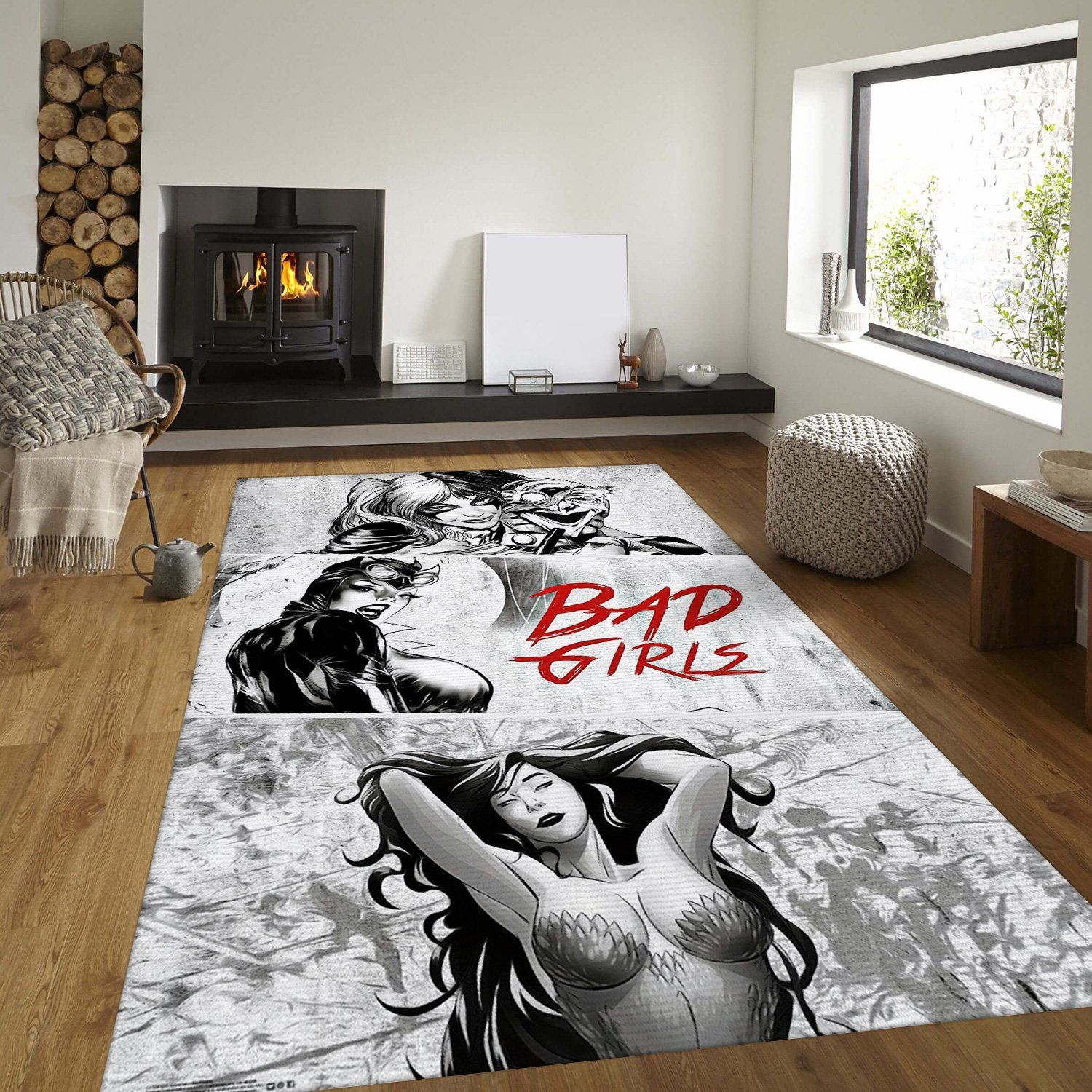 Bad Girls Rectangle Rug – Custom Size And Printing