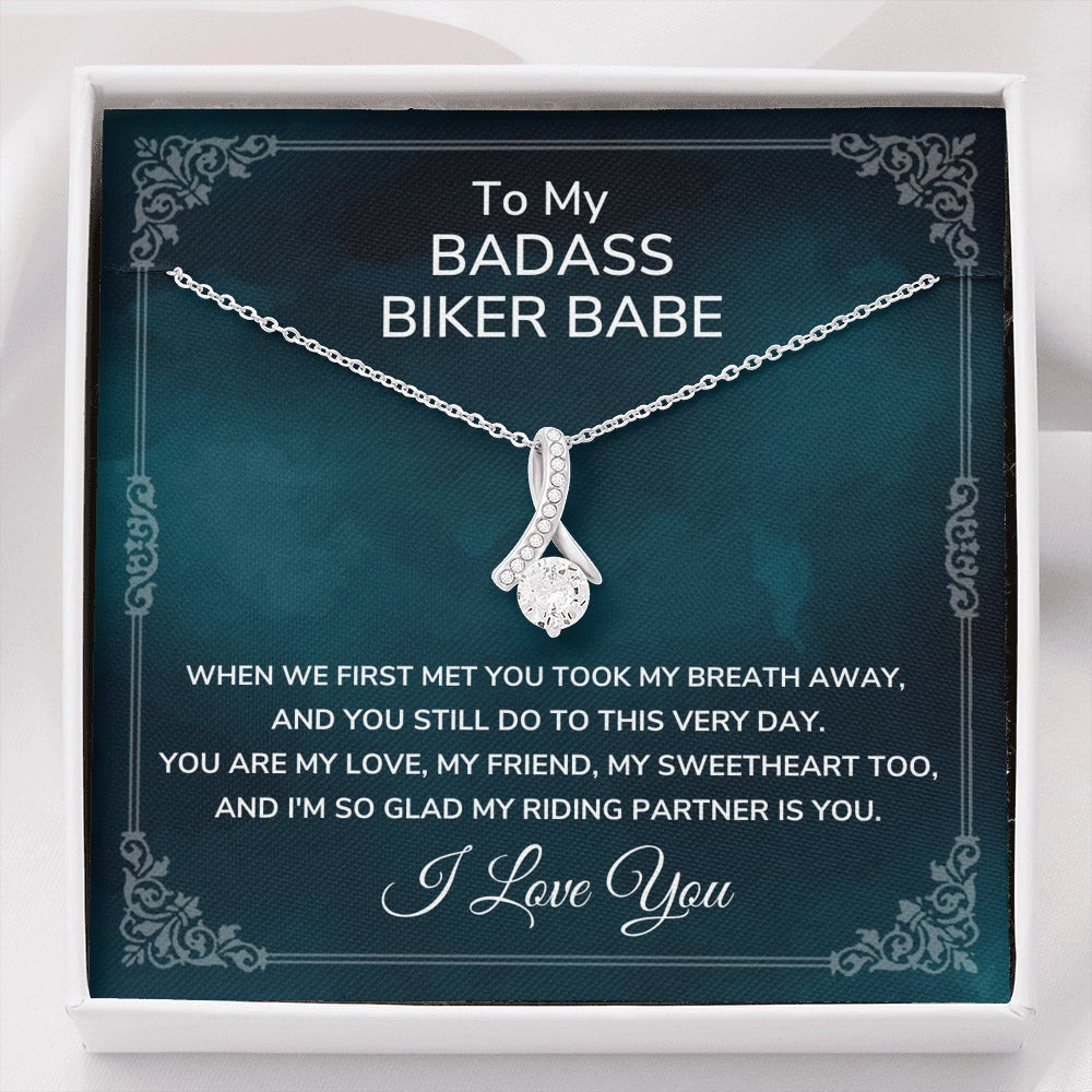 Badass Biker Babe, My Riding Partner – Alluring Beauty Necklace