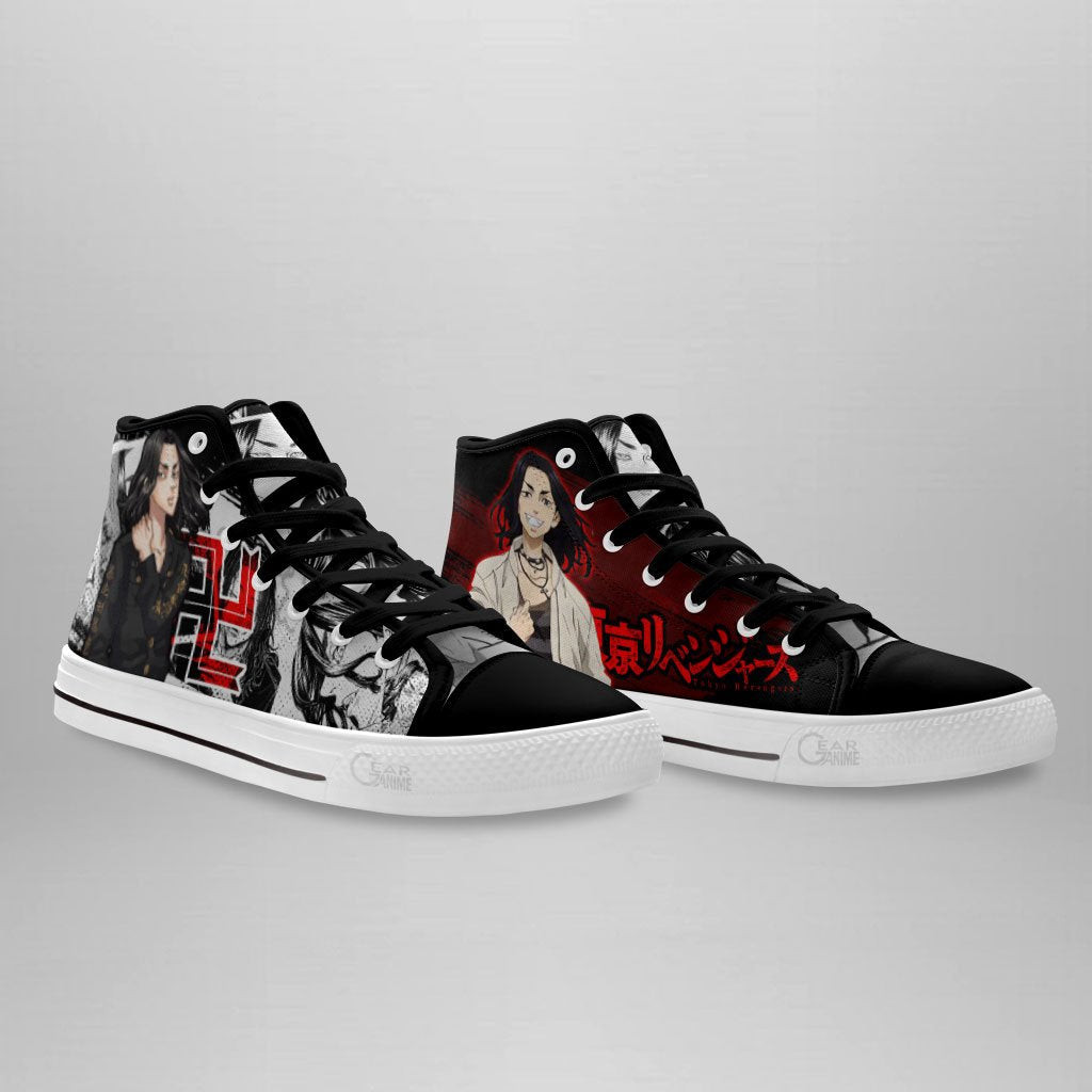 Baji Keisuke High Top Shoes Custom Manga Anime Tokyo Revengers Sneakers