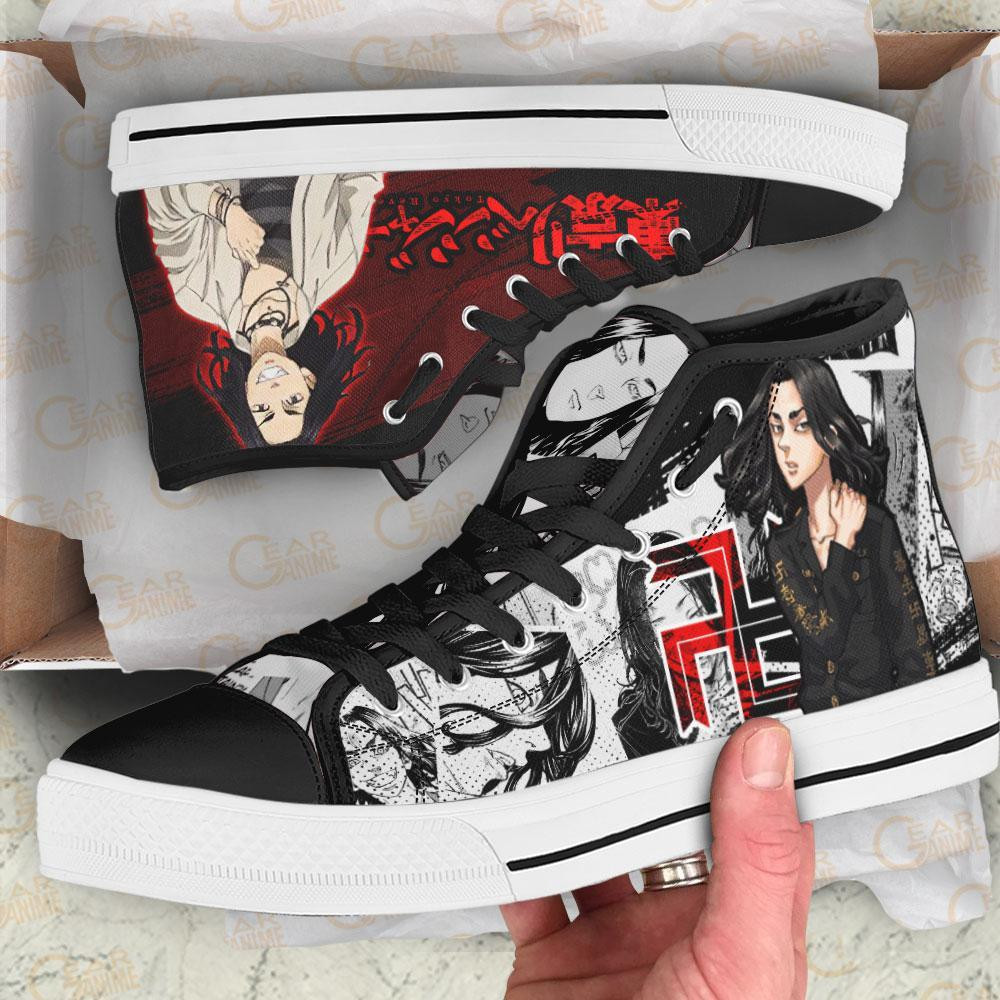 Baji Keisuke High Top Shoes Custom Manga Anime Tokyo Revengers Sneakers