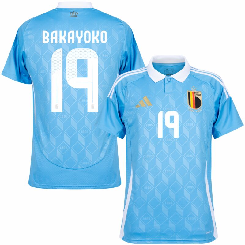 Bakayoko Men's Belgium 2024 Stadium Away Soccer Jersey