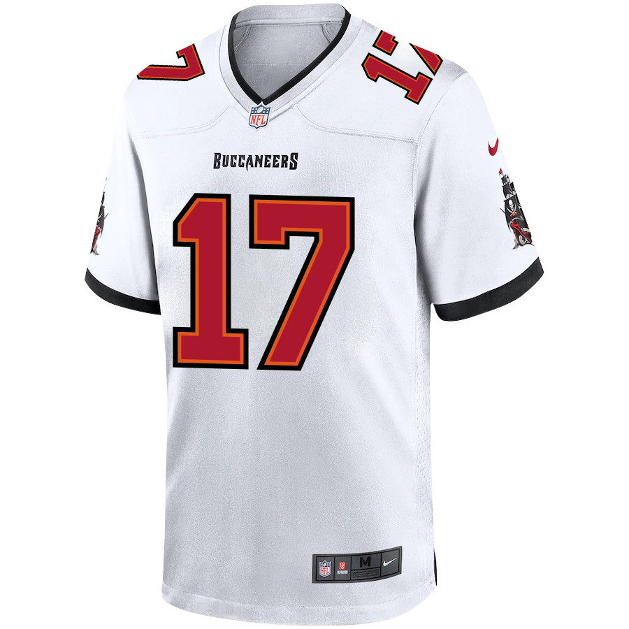 Baker Mayfield 17 Tampa Bay Buccaneers Men Game Stitched Jersey – White