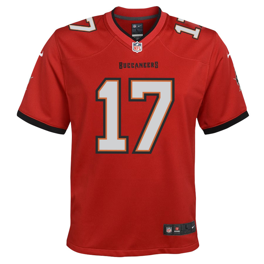 Baker Mayfield 17 Tampa Bay Buccaneers Youth Game Stitched Jersey – Red