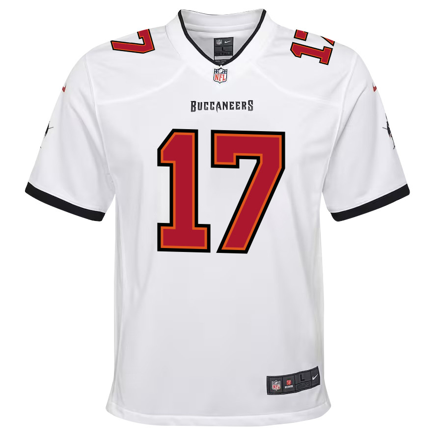 Baker Mayfield 17 Tampa Bay Buccaneers Youth Game Stitched Jersey – White