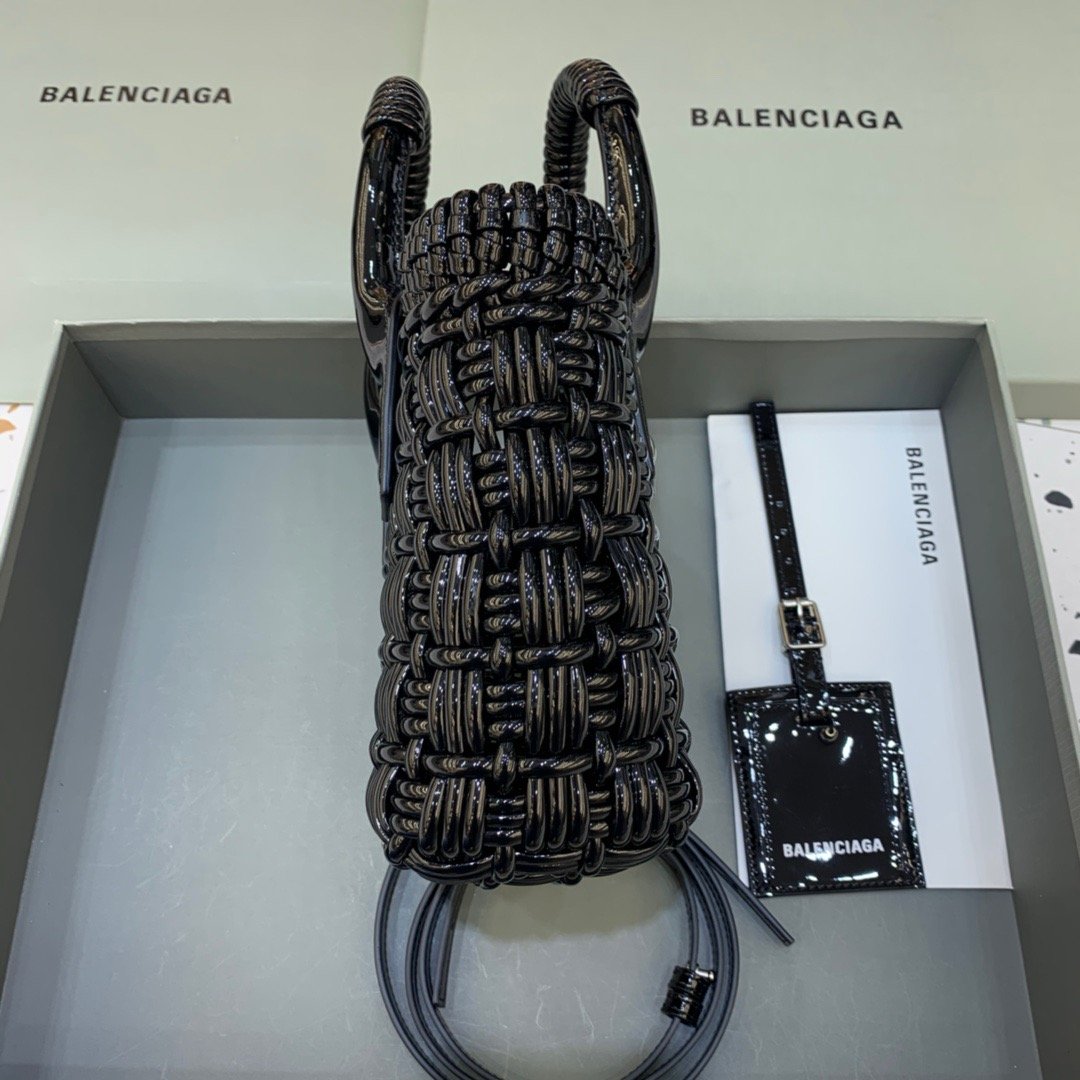 Balenciaga Bistro XS Basket With Strap In Black , For Women, Women’s Bags 16.1in/41cm 6713422IE2Y1000