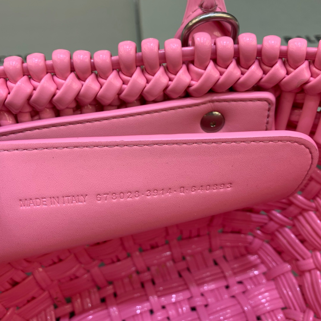 Balenciaga Bistro XS Basket With Strap In Pink, For Women, Women’s Bags 16.1in/41cm 6713422IE3Y5812