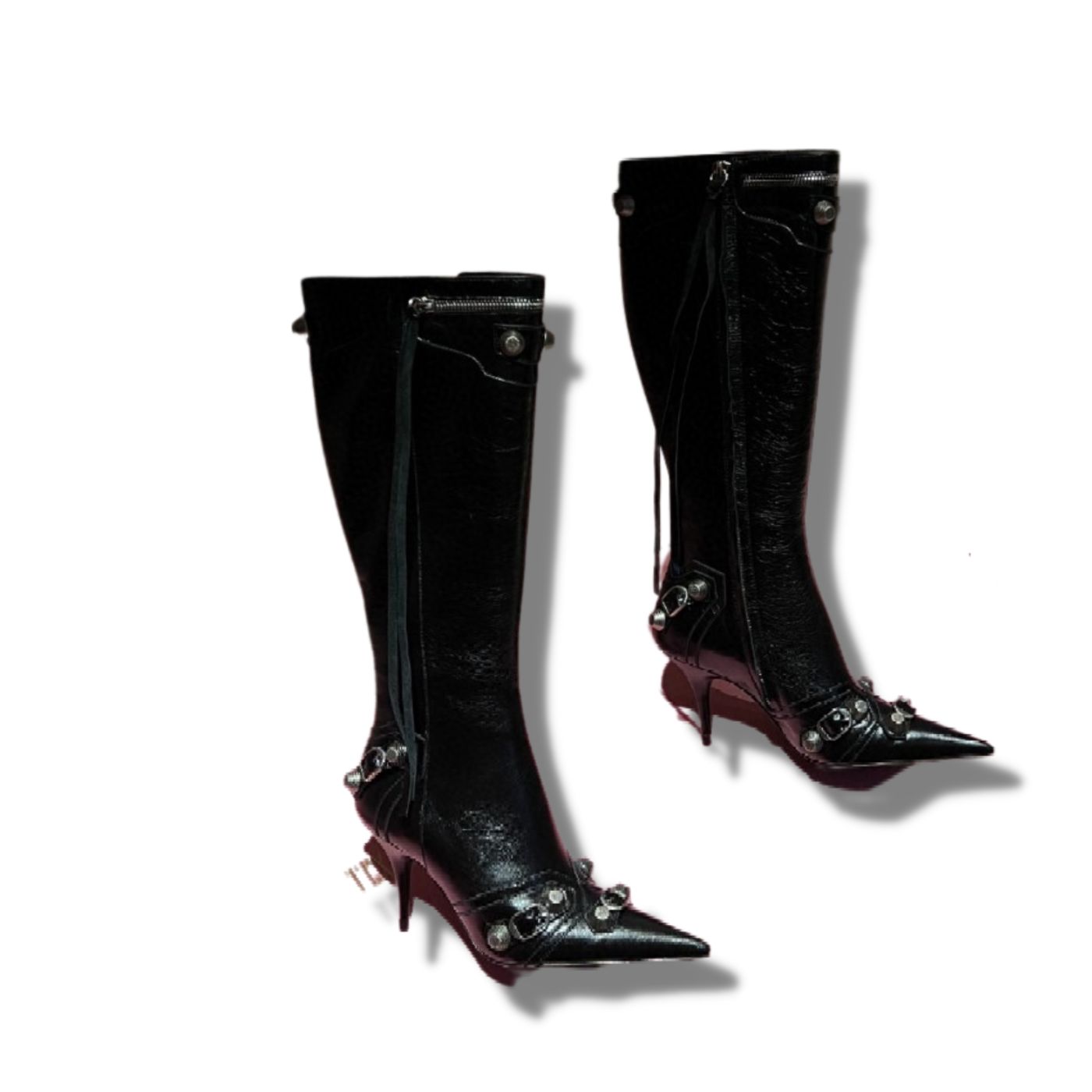 Balenciaga Cagole 90mm Boot Black For Women 694395WAD4E1081