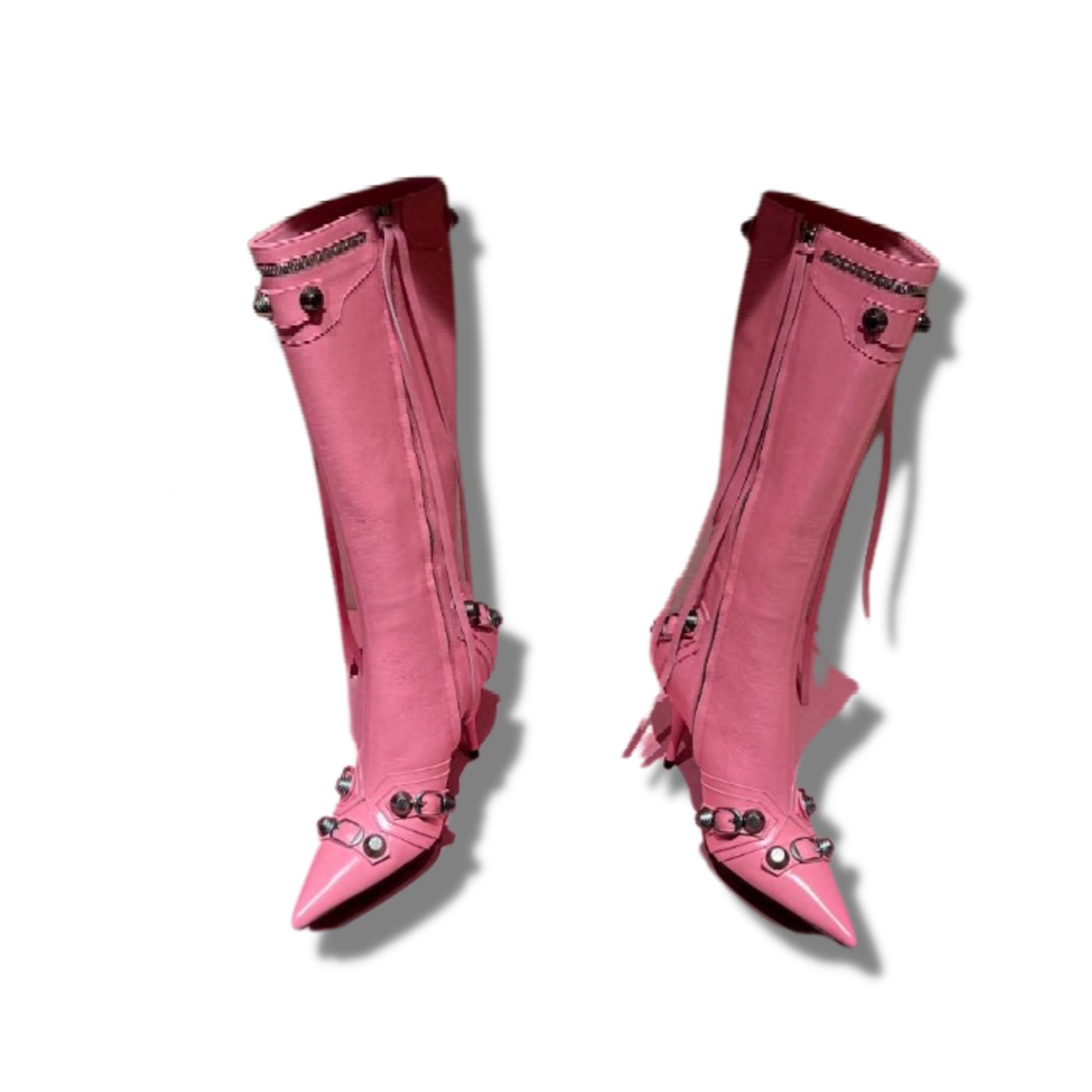 Balenciaga Cagole 90mm Boot Pink For Women 694395WAD4E5081