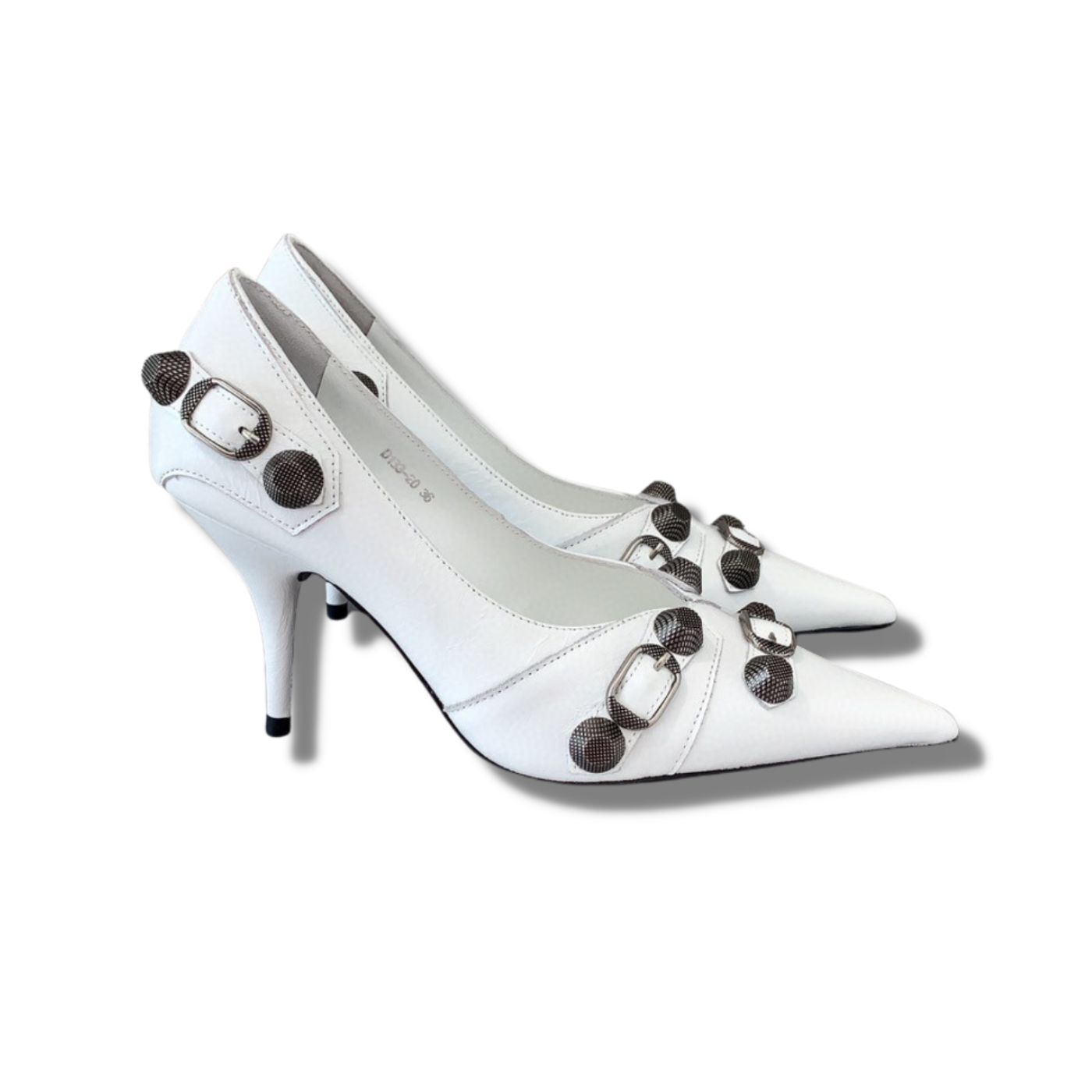 Balenciaga Cagole 90mm Pump White For Women