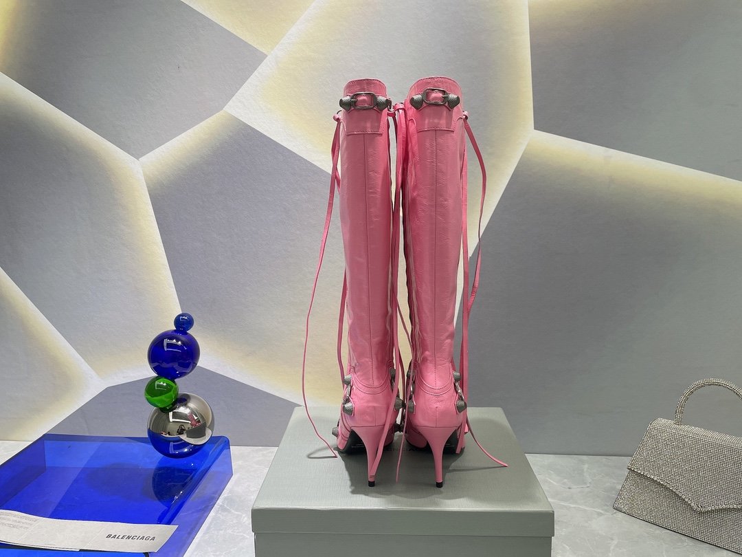 Balenciaga Cagole Boot Pink For Women 694395WAD4E5081