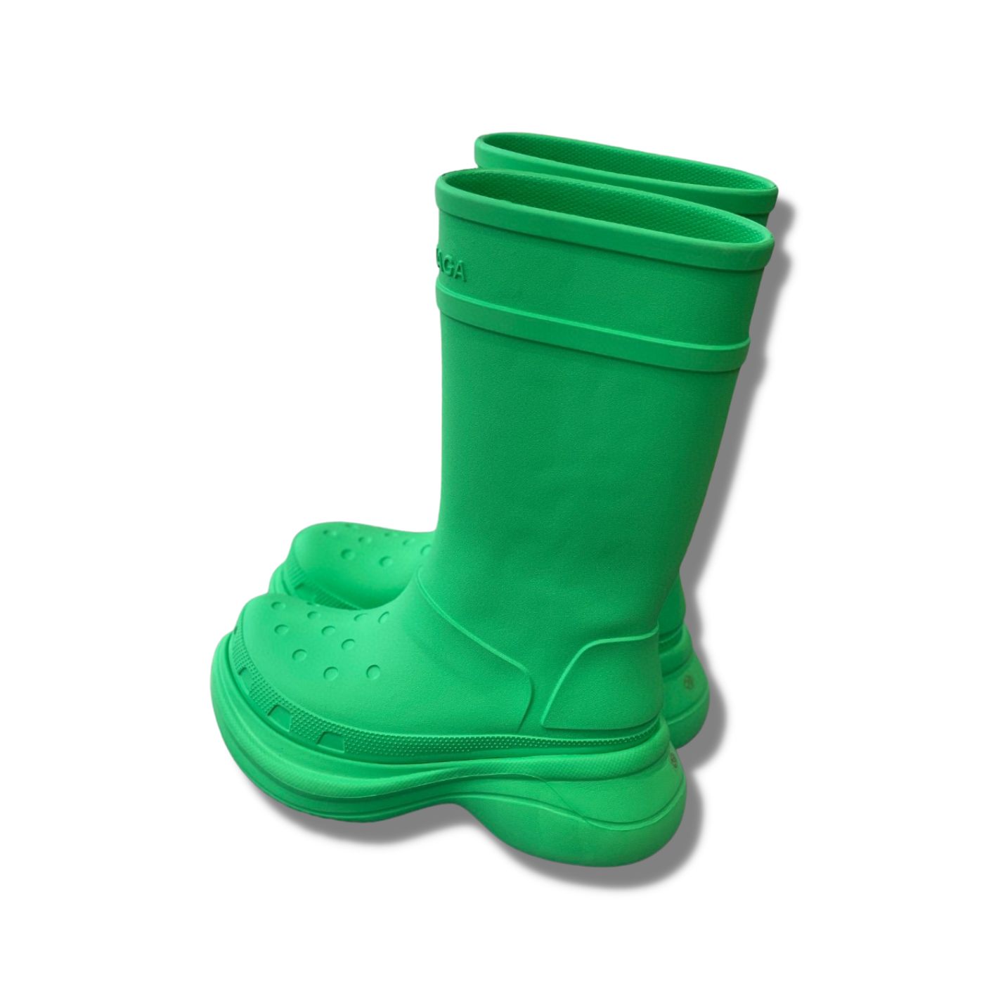 Balenciaga Crocs Boot Green For Women