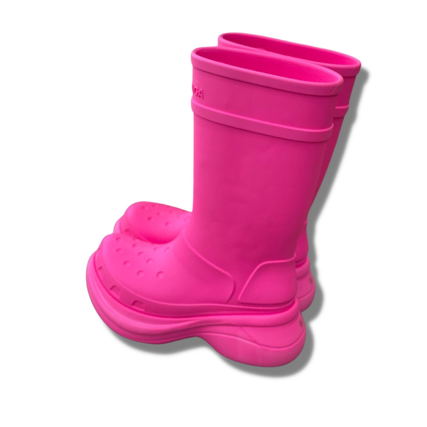 Balenciaga Crocs Boot Pink For Women 677388W1S8E5300