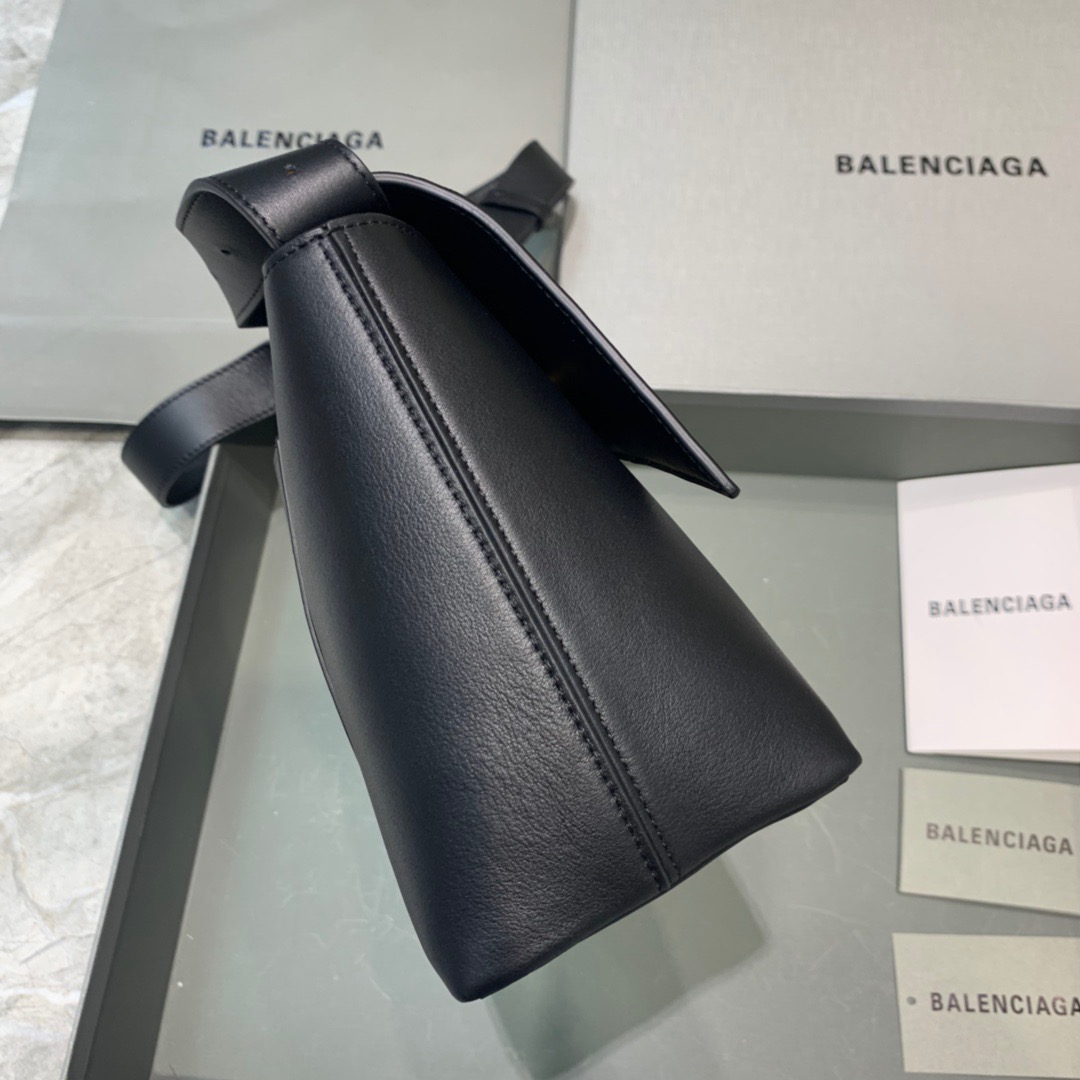 Balenciaga Downtown Small Shoulder Bag In Black, For Women, Women’s Bags 11.8in/30cm 67135329S1