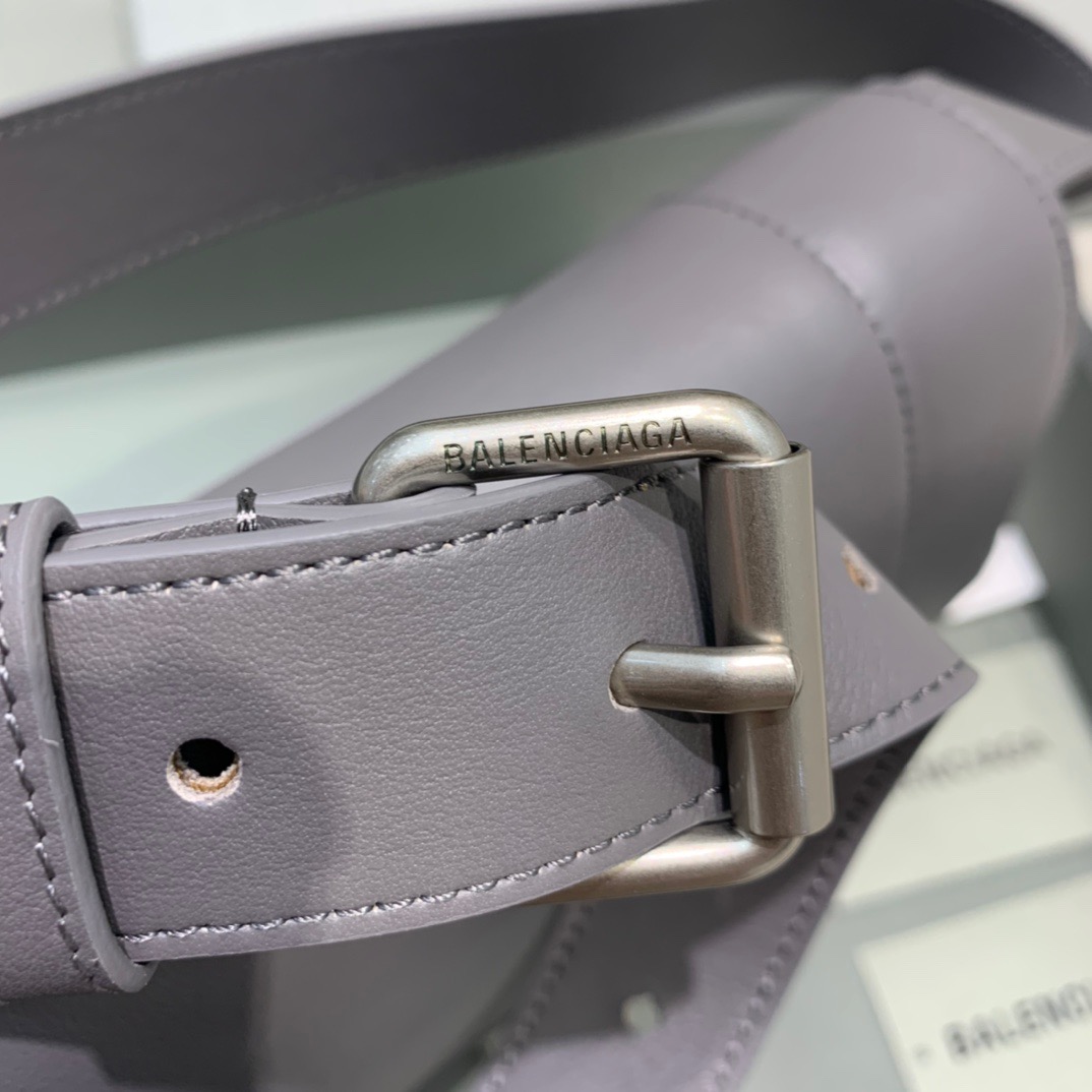 Balenciaga Downtown Small Shoulder Bag In Gray, For Women, Women’s Bags 11.8in/30cm 67135329S1Y1604