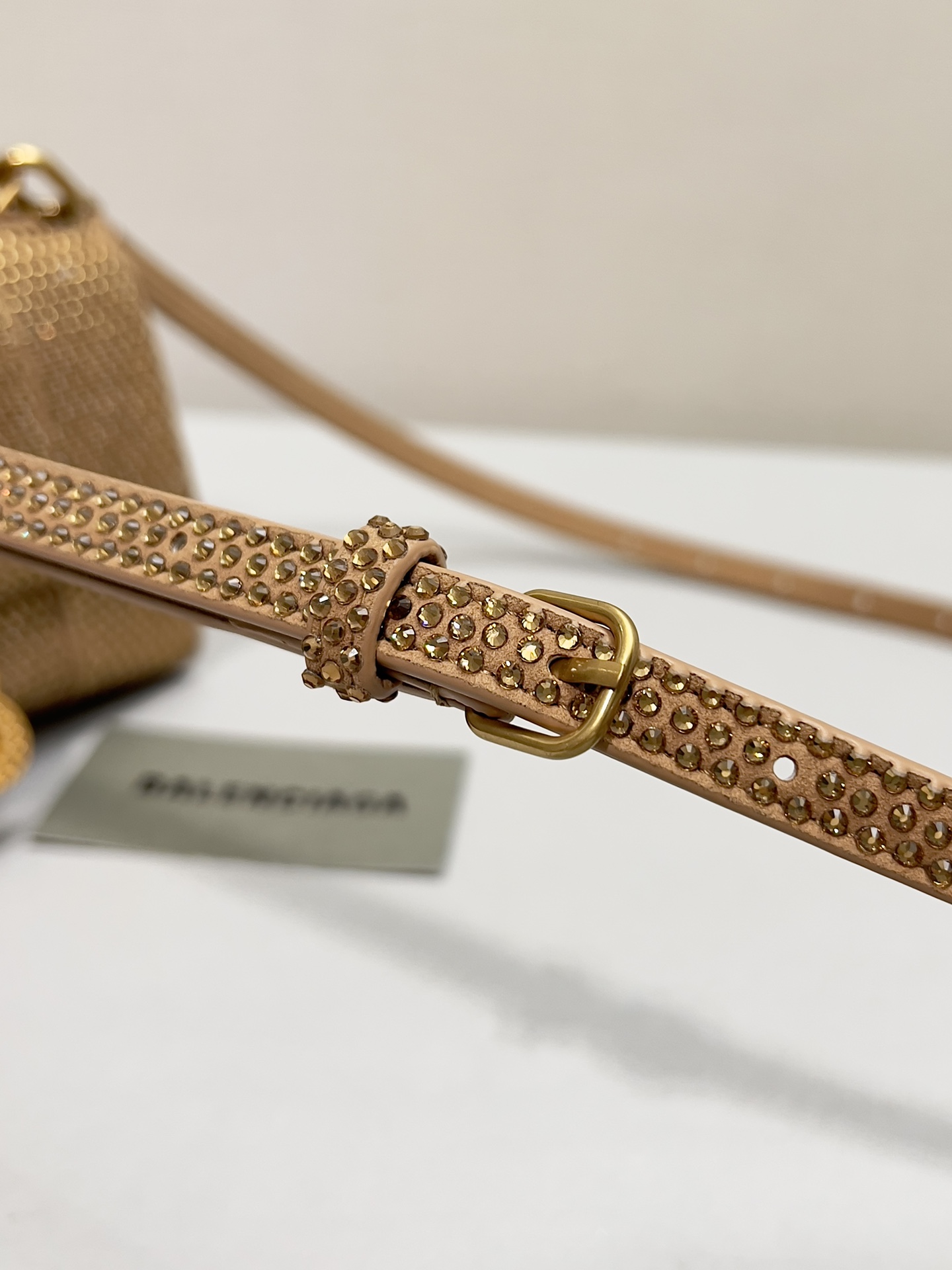 Balenciaga Furry Hourglass XS Handbag With Rhinestones In Grey/Pink/Yellow/Black For Women 7.4in/19cm 59283328D0Y1272
