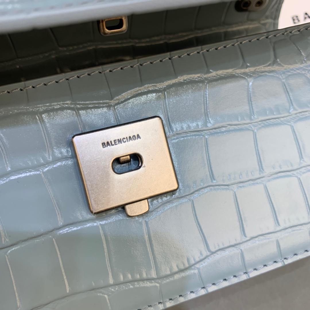 Balenciaga Gossip Small On Chain Shoulder Bag Blue, For Women, Women’s Bags 7.4in/19cm