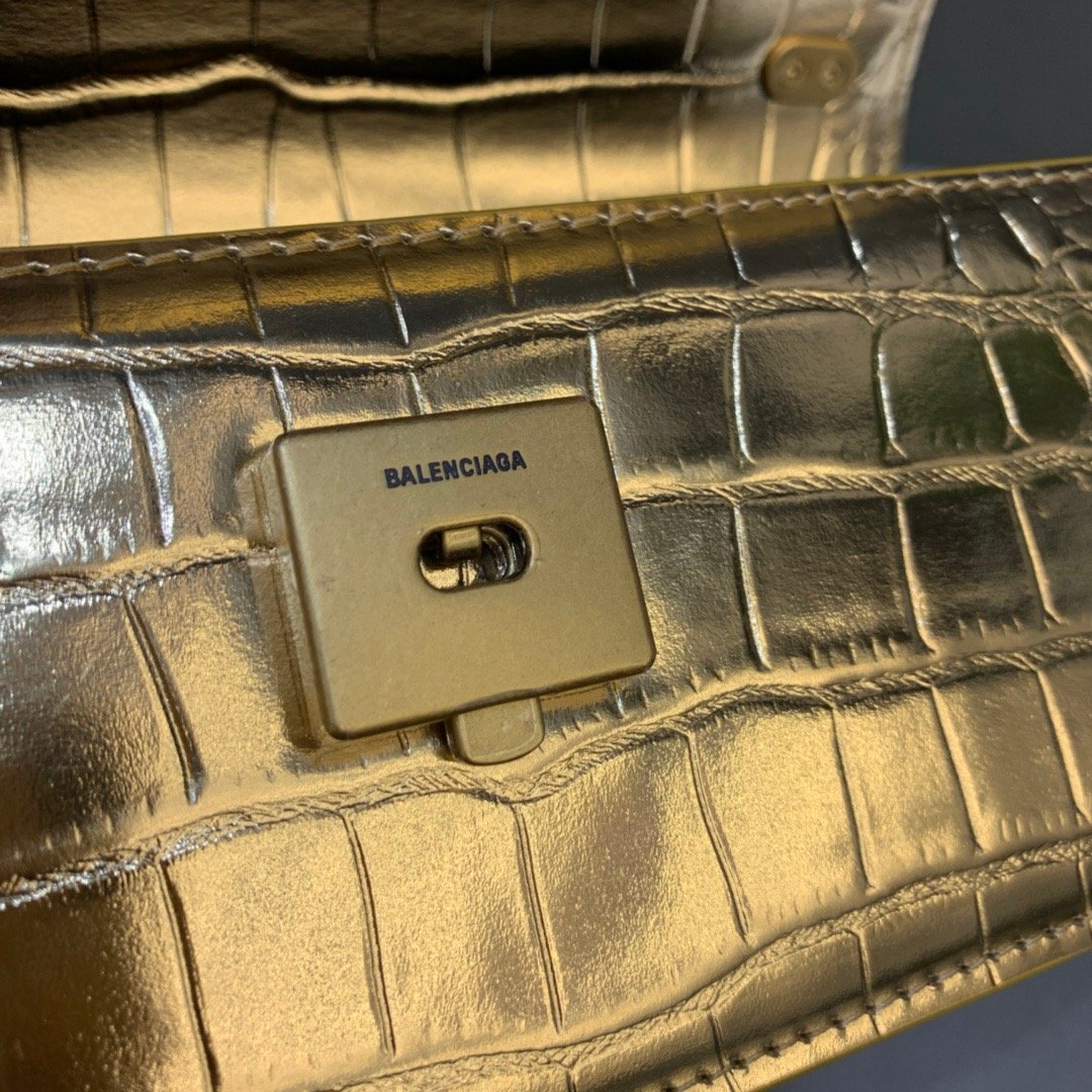 Balenciaga Gossip Small On Chain Shoulder Bag Gold, For Women, Women’s Bags 7.4in/19cm