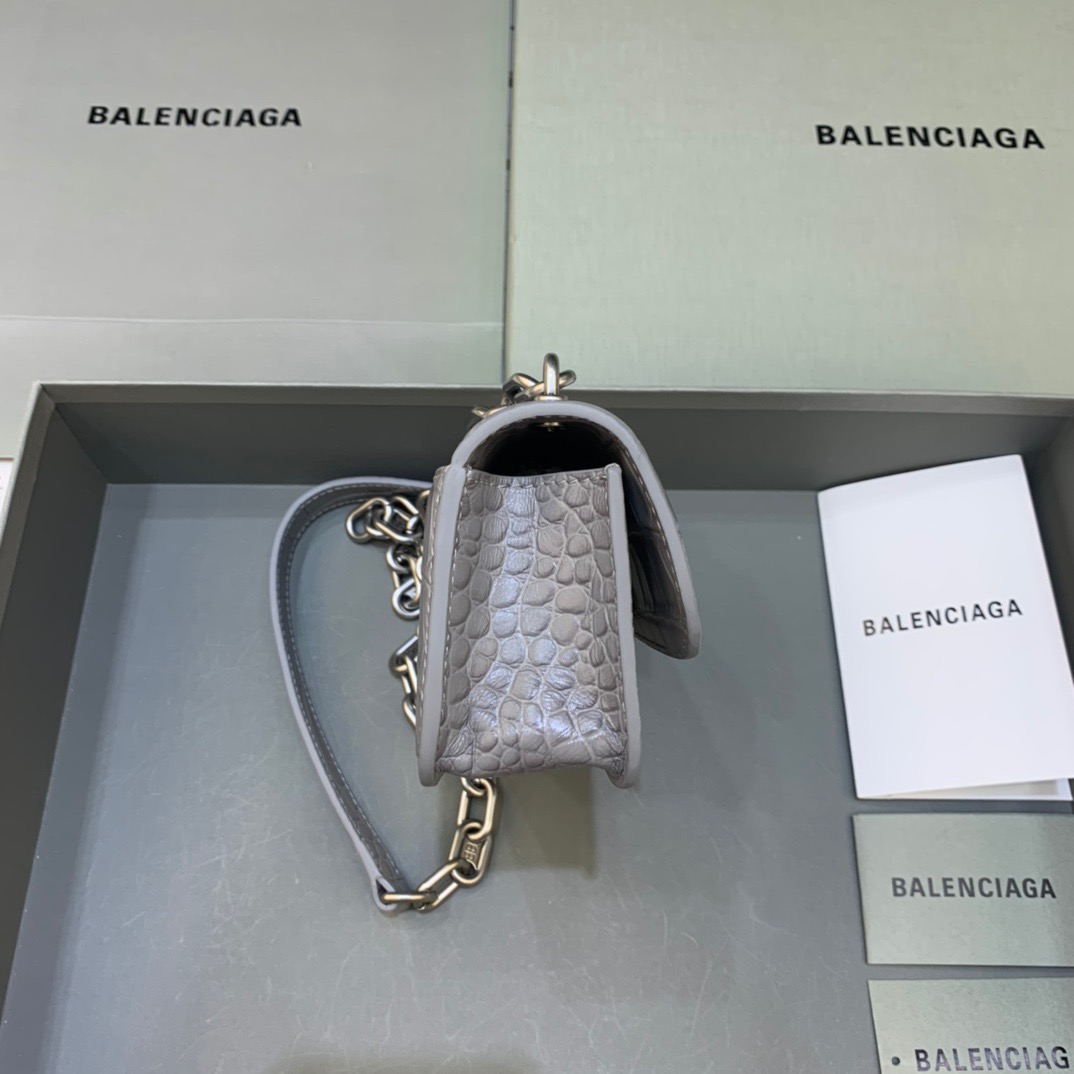 Balenciaga Gossip Small On Chain Shoulder Bag Gray, For Women, Women’s Bags 7.4in/19cm