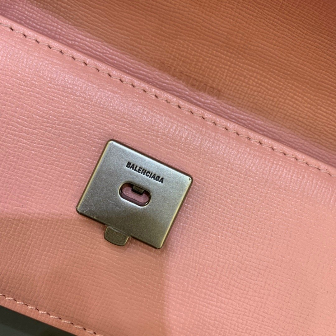 Balenciaga Gossip Small On Chain Shoulder Bag Light Pink, For Women, Women’s Bags 7.4in/19cm