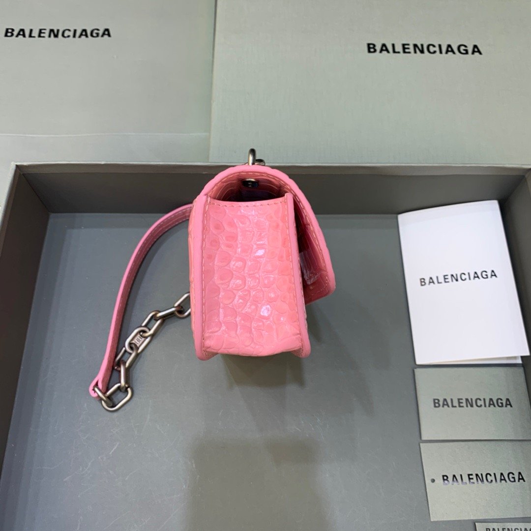 Balenciaga Gossip Small On Chain Shoulder Bag Pink, For Women, Women’s Bags 7.4in/19cm