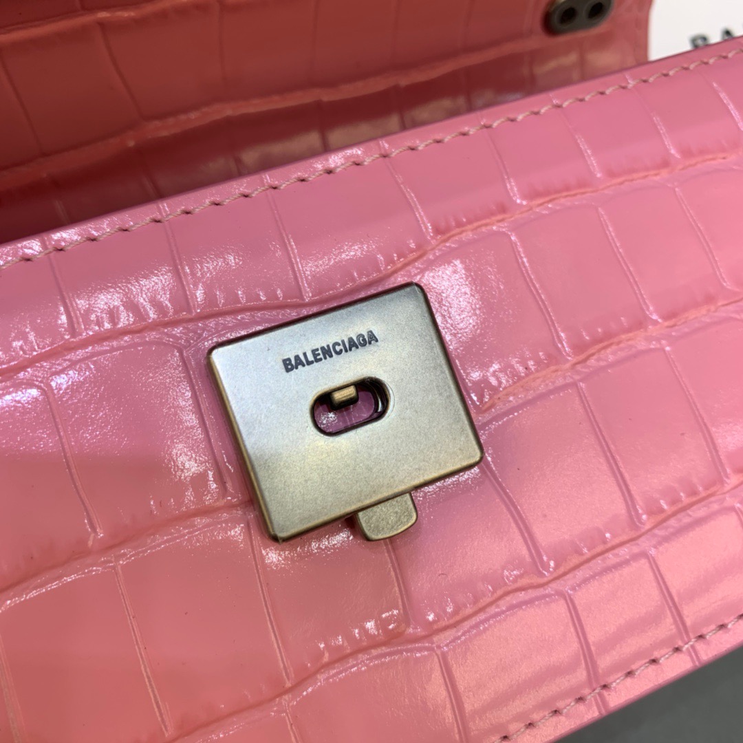 Balenciaga Gossip Small On Chain Shoulder Bag Pink, For Women, Women’s Bags 7.4in/19cm