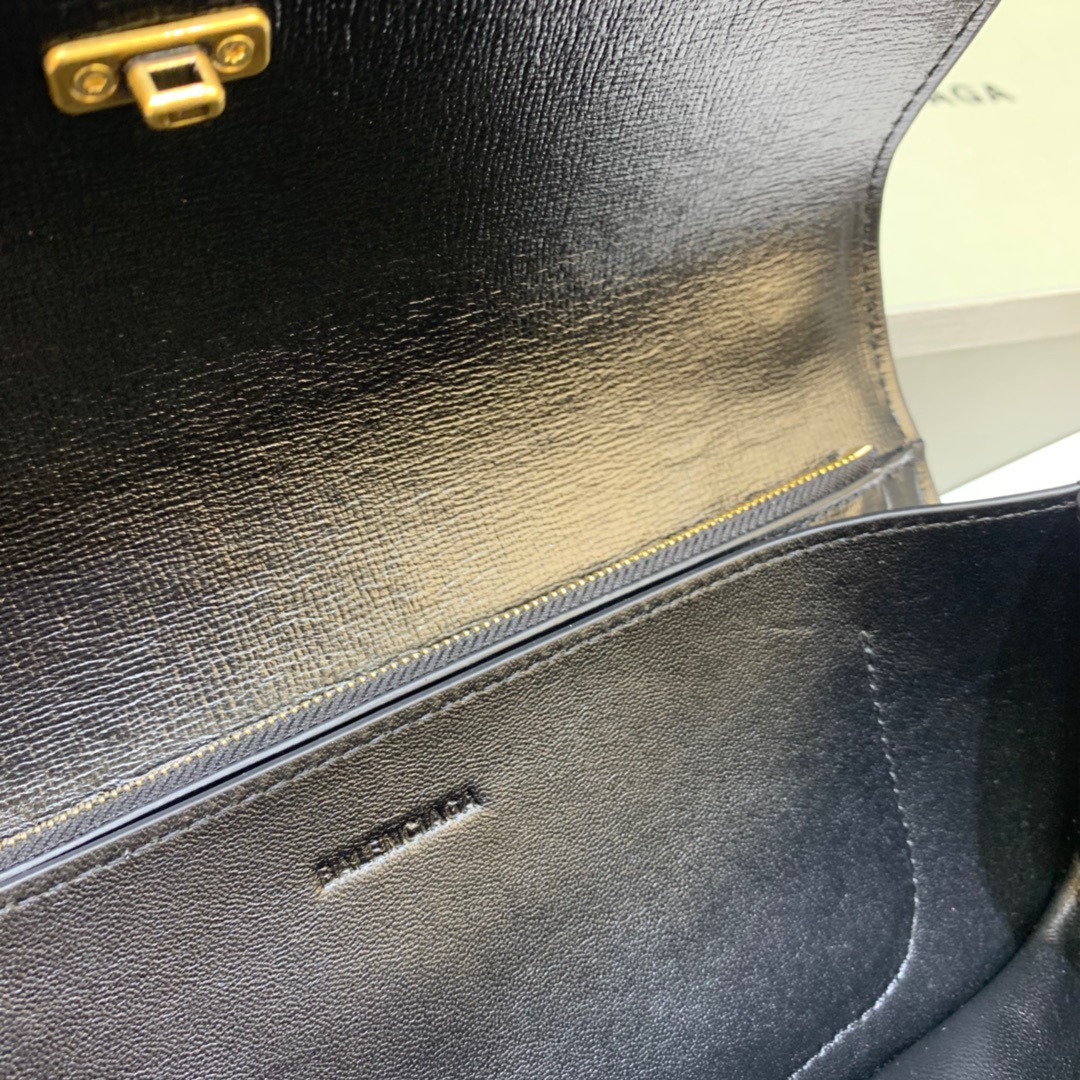 Balenciaga Gossip Small Shoulder Bag Black, For Women, Women’s Bags 9.1in/23cm