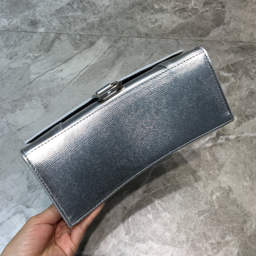 Balenciaga Hourglass Small Handbag In Grey, For Women, Women’s Bags 9in/23cm