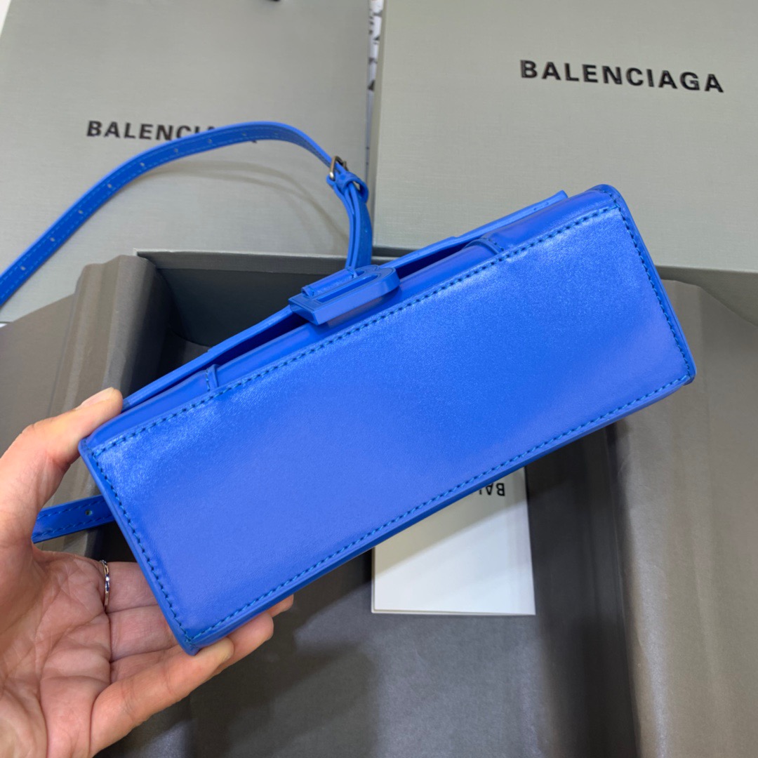 Balenciaga Hourglass XS Handbag In Dark Blue, For Women, Women’s Bags 7.4in/19cm