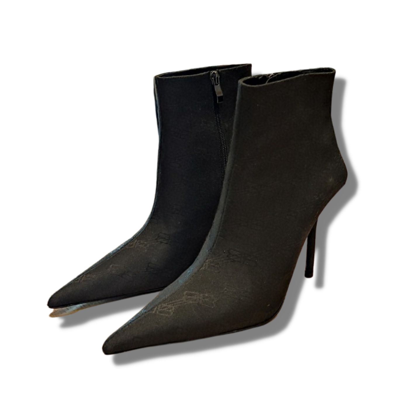 Balenciaga Knife Ankle Boots Black For Women