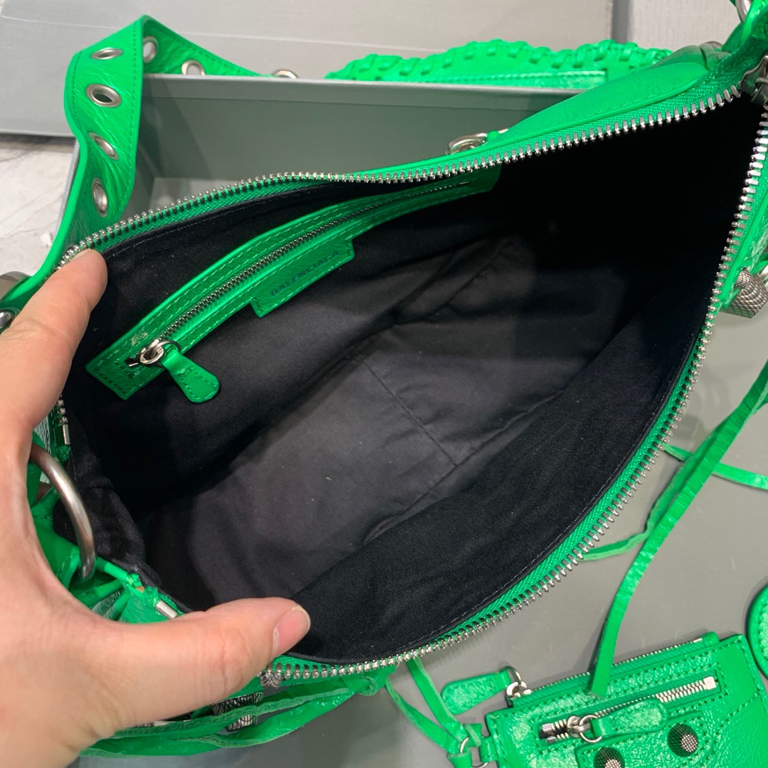 Balenciaga Le Cagole XS Shoulder Bag In Green, For Women, Women’s Bags 13in/33cm