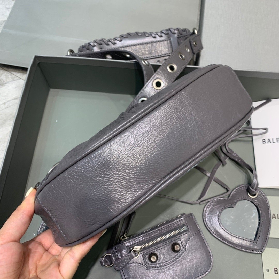 Balenciaga Le Cagole XS Shoulder Bag In Grey, For Women, Women’s Bags 10.2in/26cm