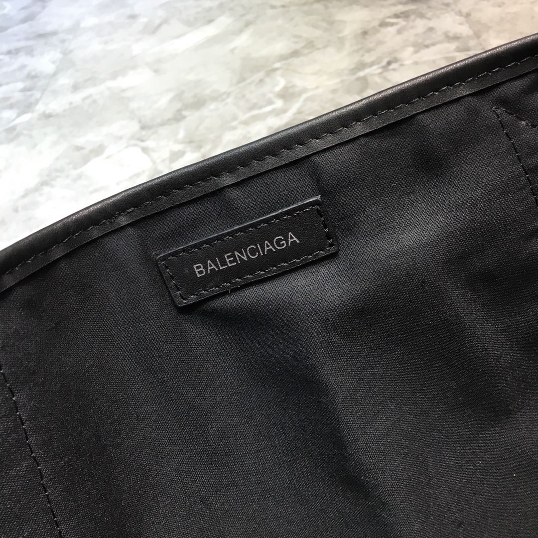 Balenciaga Navy Medium Cabas Tote Bag In Black, For Women, Women’s Bags 14.1in/36cm