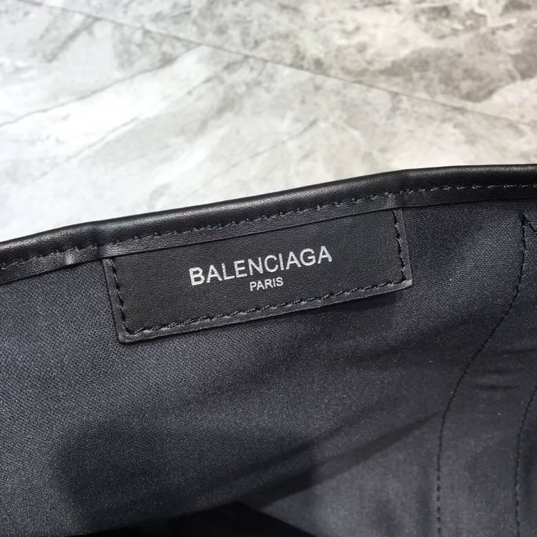 Balenciaga Navy Medium Cabas Tote Bag In Black, For Women, Women’s Bags 14.1in/36cm