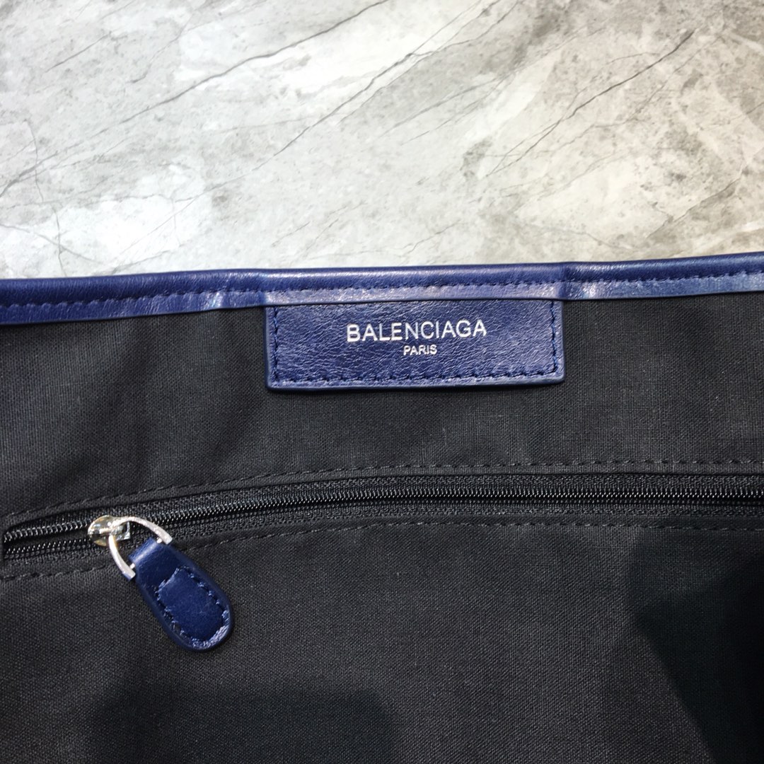 Balenciaga Navy Medium Cabas Tote Bag In Blue, For Women, Women’s Bags 14.1in/36cm