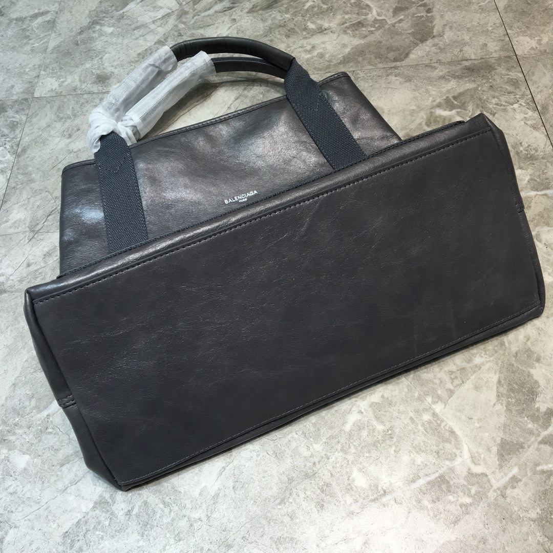 Balenciaga Navy Medium Cabas Tote Bag In Gray, For Women, Women’s Bags 14.1in/36cm