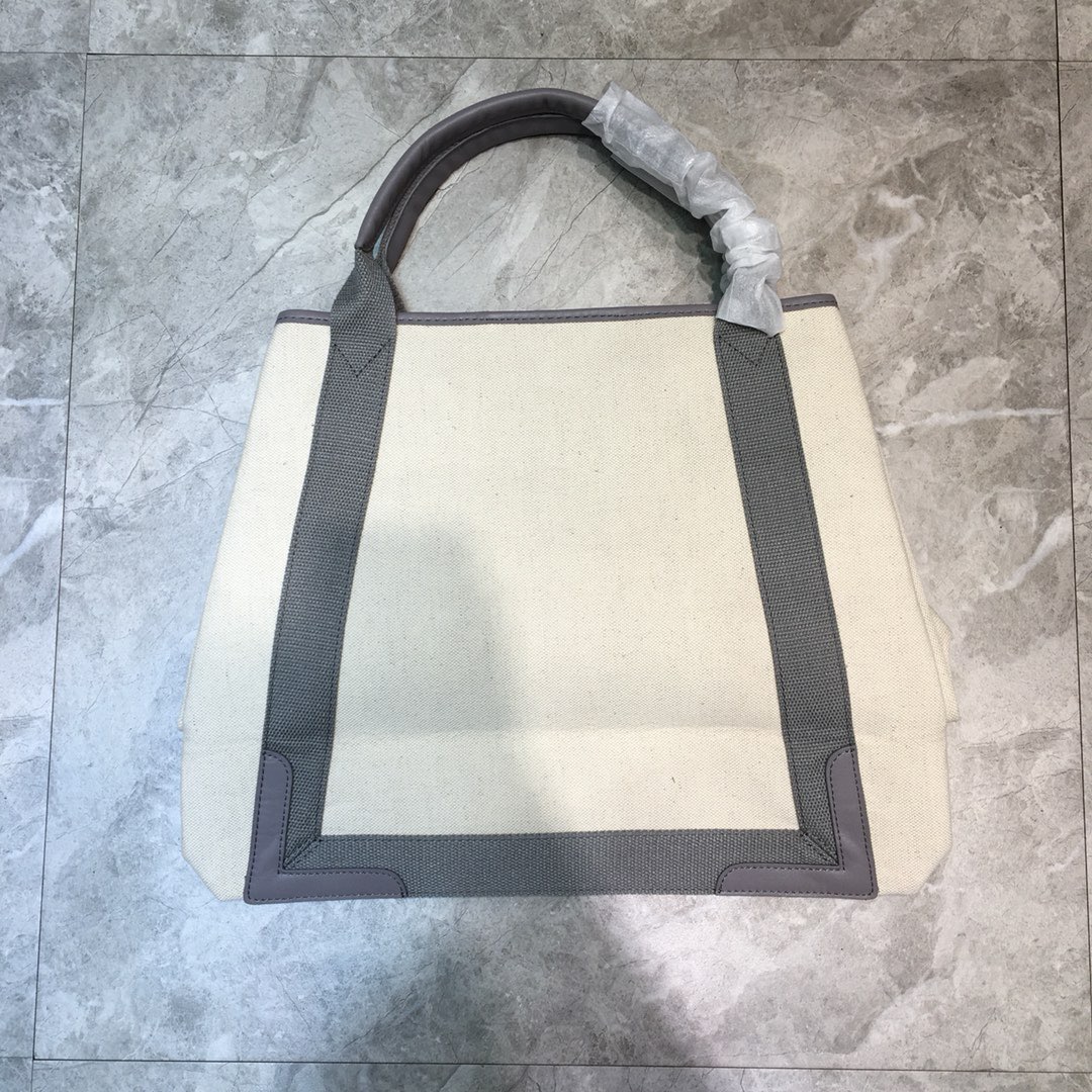 Balenciaga Navy Medium Cabas Tote Bag In Gray, For Women, Women’s Bags 14.1in/36cm