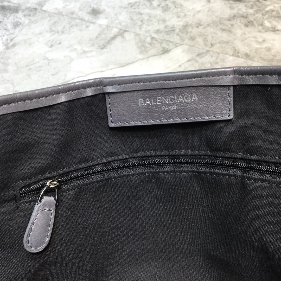 Balenciaga Navy Medium Cabas Tote Bag In Gray, For Women, Women’s Bags 14.1in/36cm