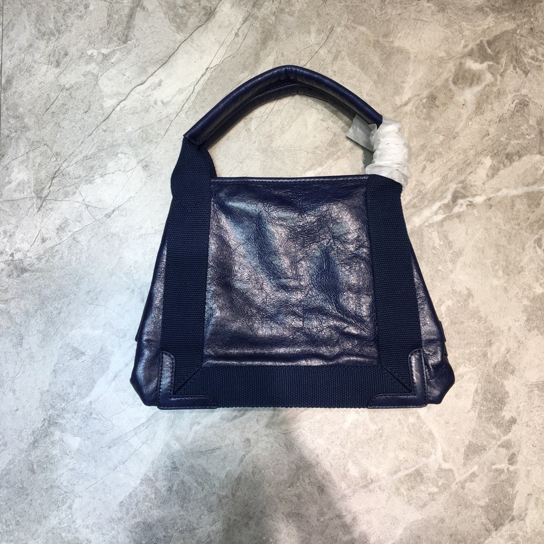 Balenciaga Navy Small Cabas Tote Bag In Blue, For Women, Women’s Bags 18.5in/47cm