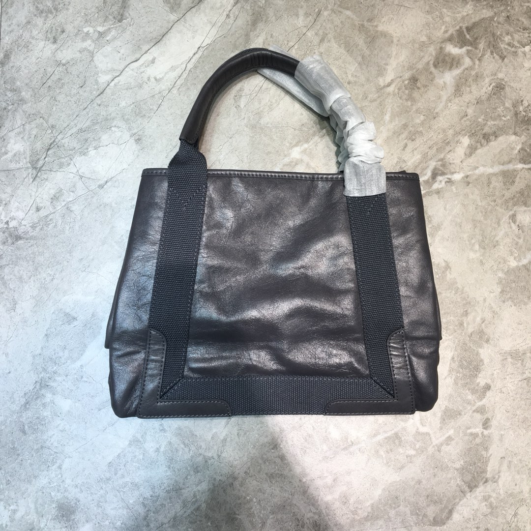 Balenciaga Navy Small Cabas Tote Bag In Gray, For Women, Women’s Bags 18.5in/47cm
