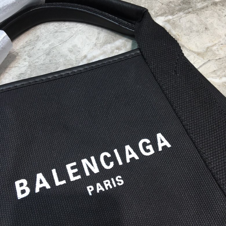 Balenciaga Navy XS Tote Bag In Black, For Women, Women’s Bags 12.6in/32cm 3903462HH3N1000