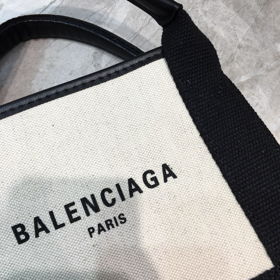 Balenciaga Navy XS Tote Bag In Black, For Women, Women’s Bags 12.6in/32cm 3903462HH3N9260