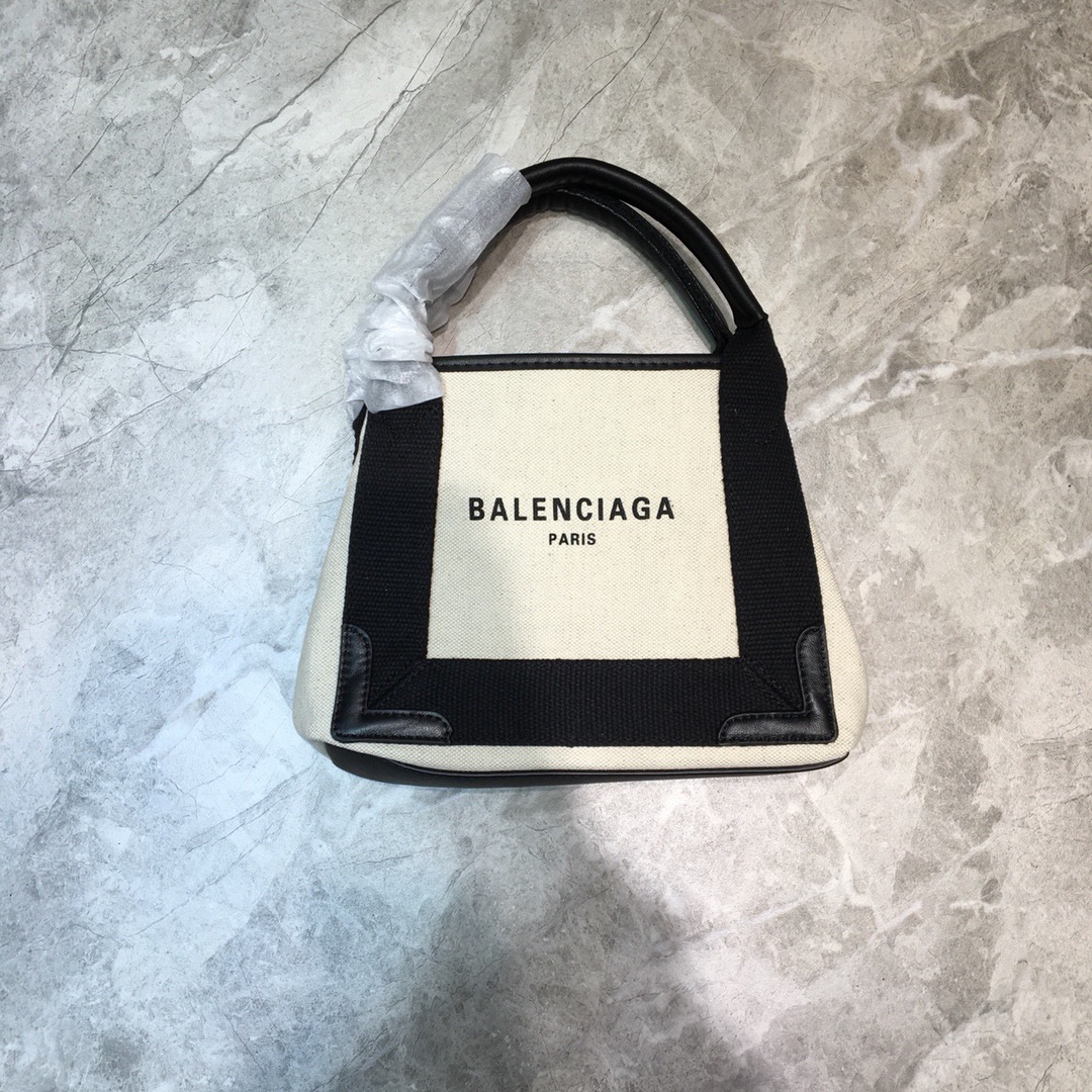 Balenciaga Navy XS Tote Bag In Black, For Women, Women’s Bags 12.6in/32cm 3903462HH3N9260