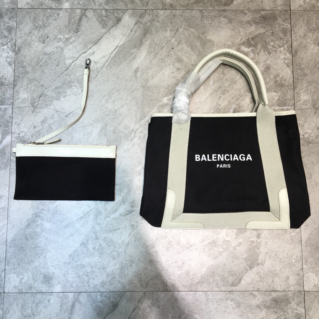 Balenciaga Navy XS Tote Bag In Black, For Women, Women’s Bags 12.6in/32cm