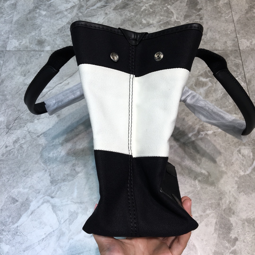 Balenciaga Navy XS Tote Bag In Black And White, For Women, Women’s Bags 12.6in/32cm