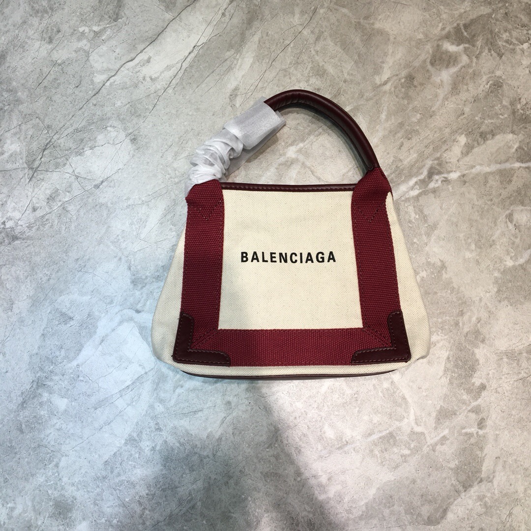 Balenciaga Navy XS Tote Bag In Dark Red, For Women, Women’s Bags 12.6in/32cm